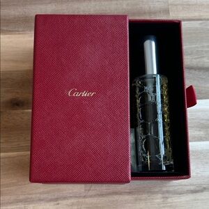 Cartier Red Box and Lotion Bottle for Jewelry and Watches